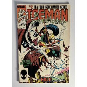 Iceman #2 (1984) – Marvel Comics – 2nd Issue of 4-Part Limited Series – Bobby...